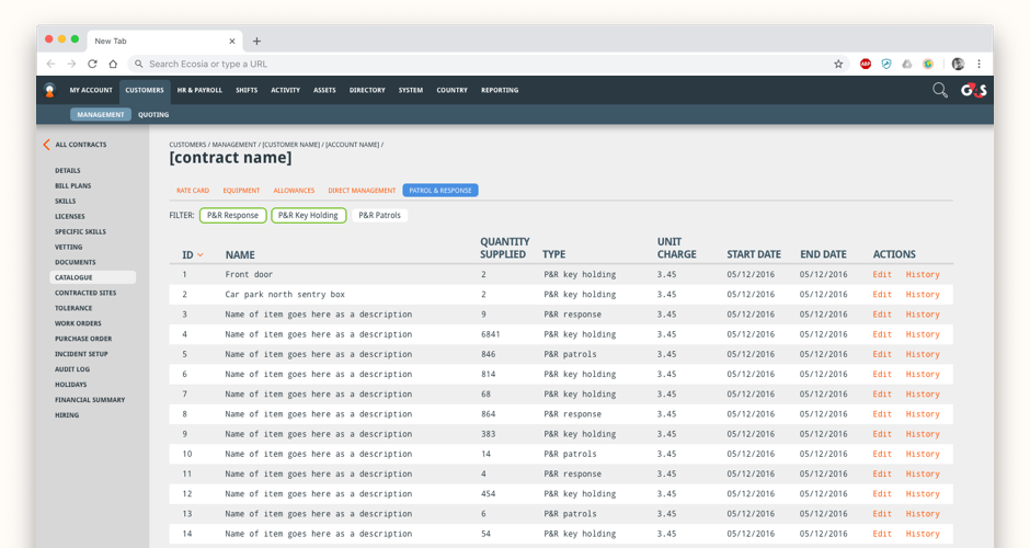 Tables were key to a lot of journeys so we had to make them clear
