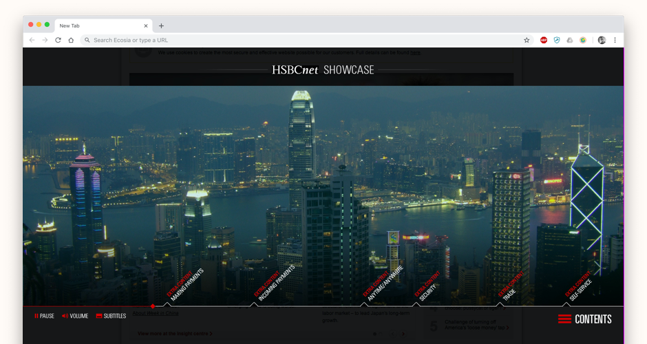 The enhanced timeline allowed for interaction in the chapters of the story