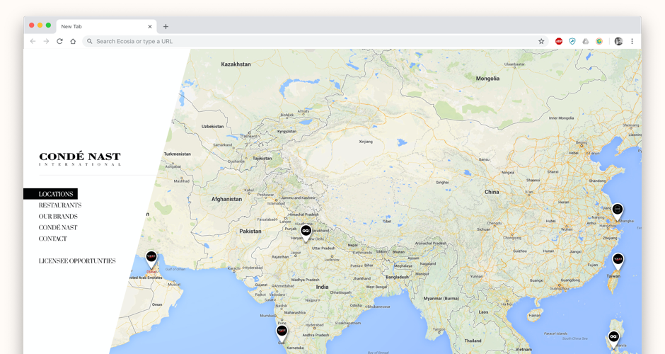 A user interface that uses all the screen real estate