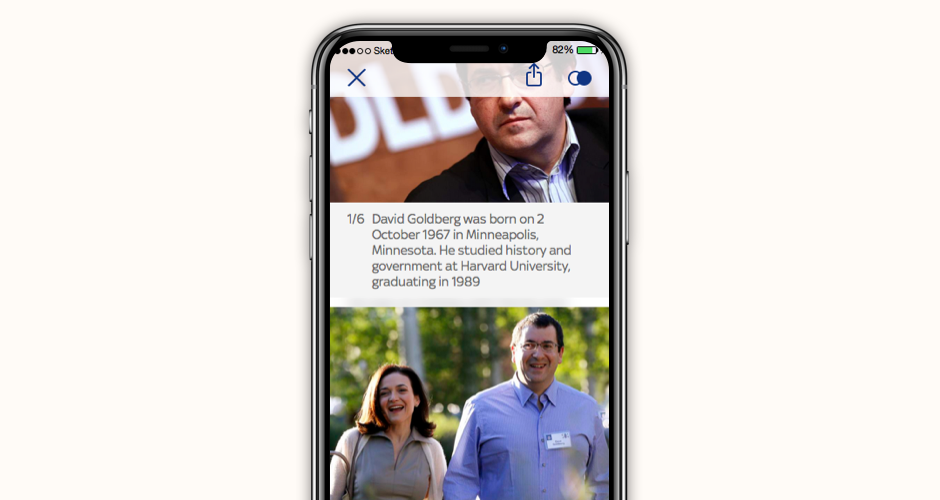 Deep dive into gallery content with captions