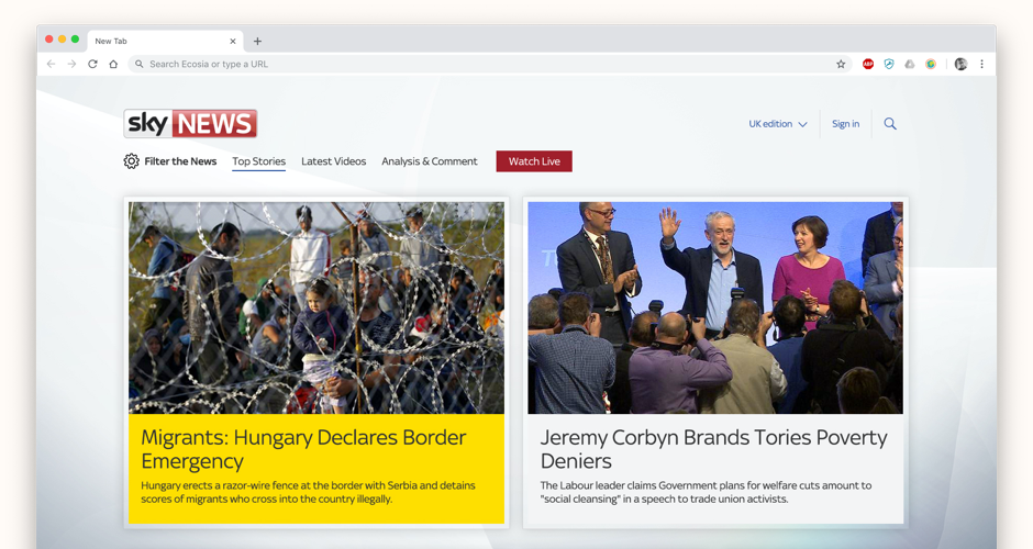 Personalised news for you based on what you've read