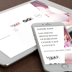 Conde Nast responsive website